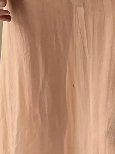 1930s Peach Silk Chiffon Gown -S/M
