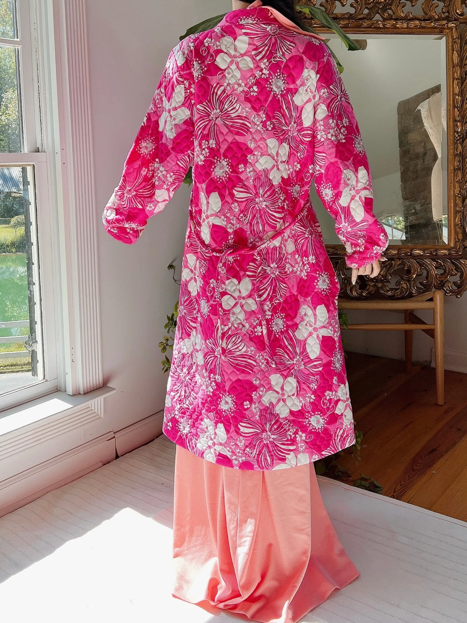 1960s Nylon Quilted Coat - OSFM