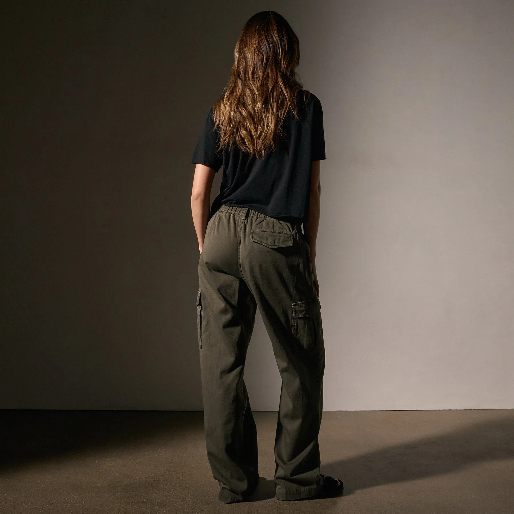 Army Cotton Slub Cargo Pant - Hunter Pigment