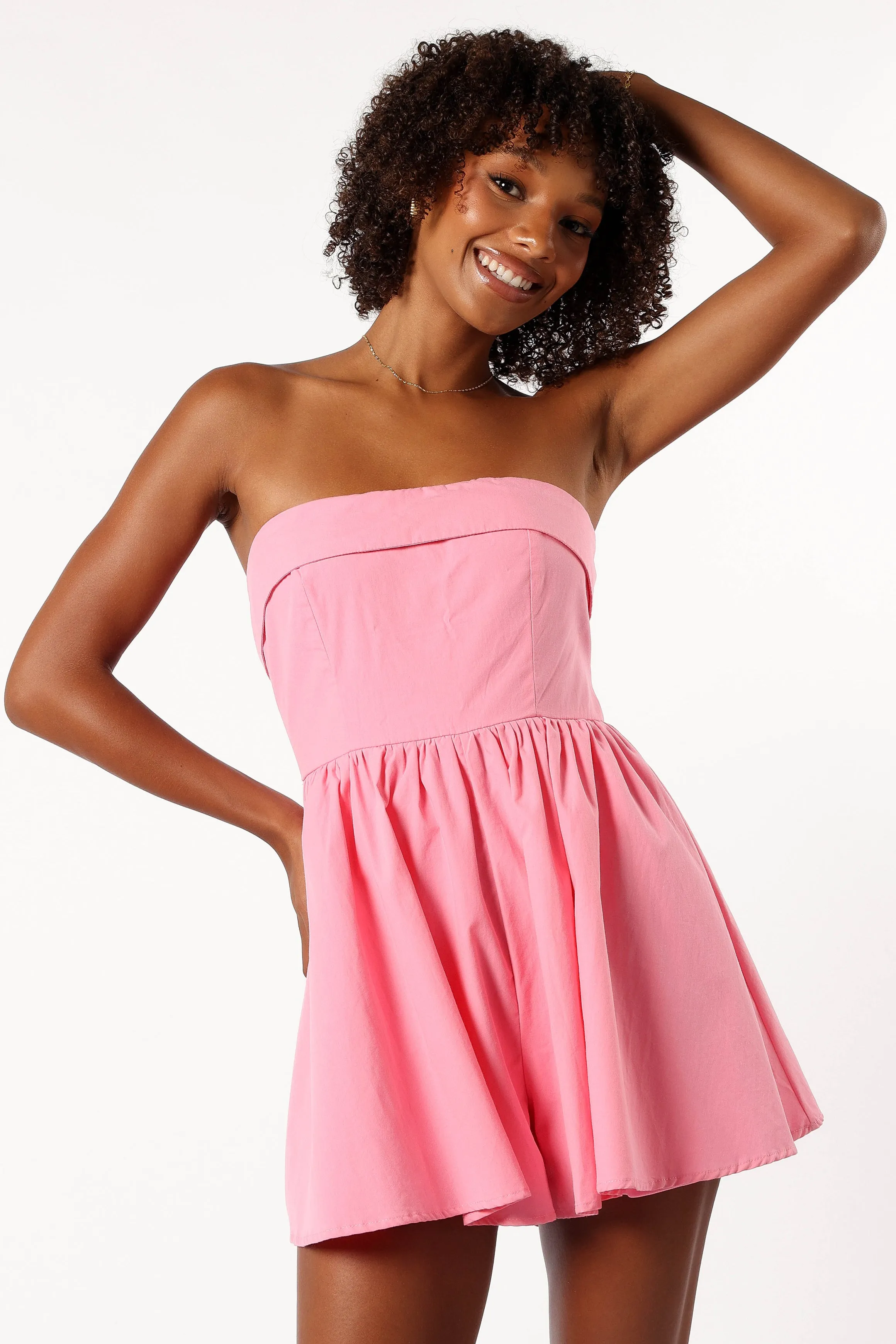 Beatrice Playsuit - Pink