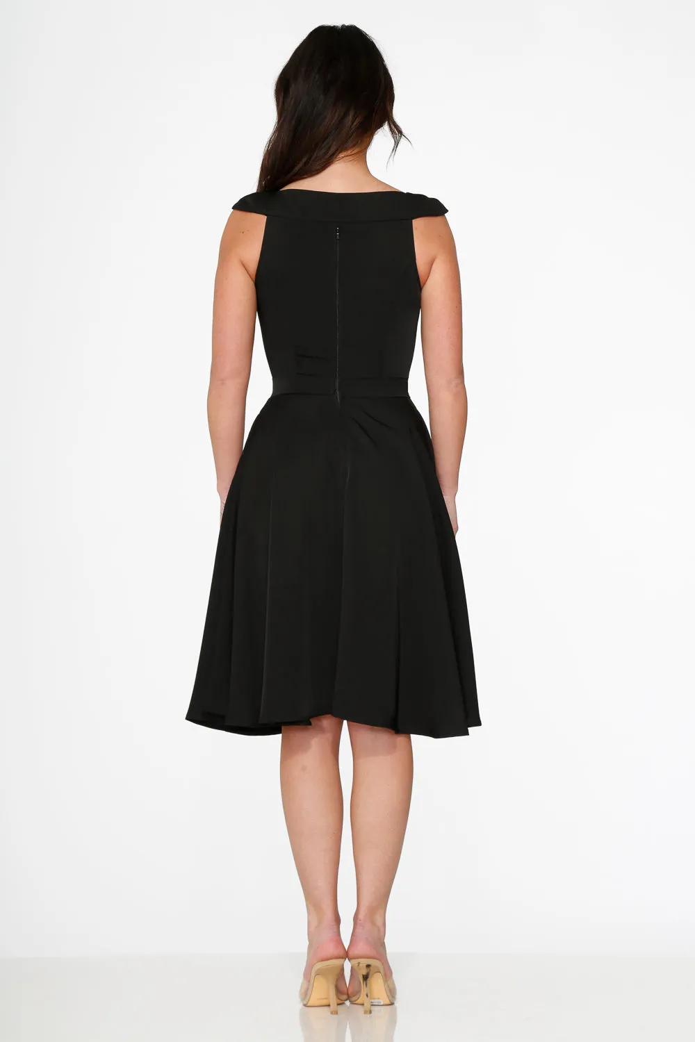 Black Occasional Swing Dress