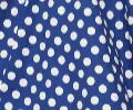 Blue Polka Dot Swing Dress