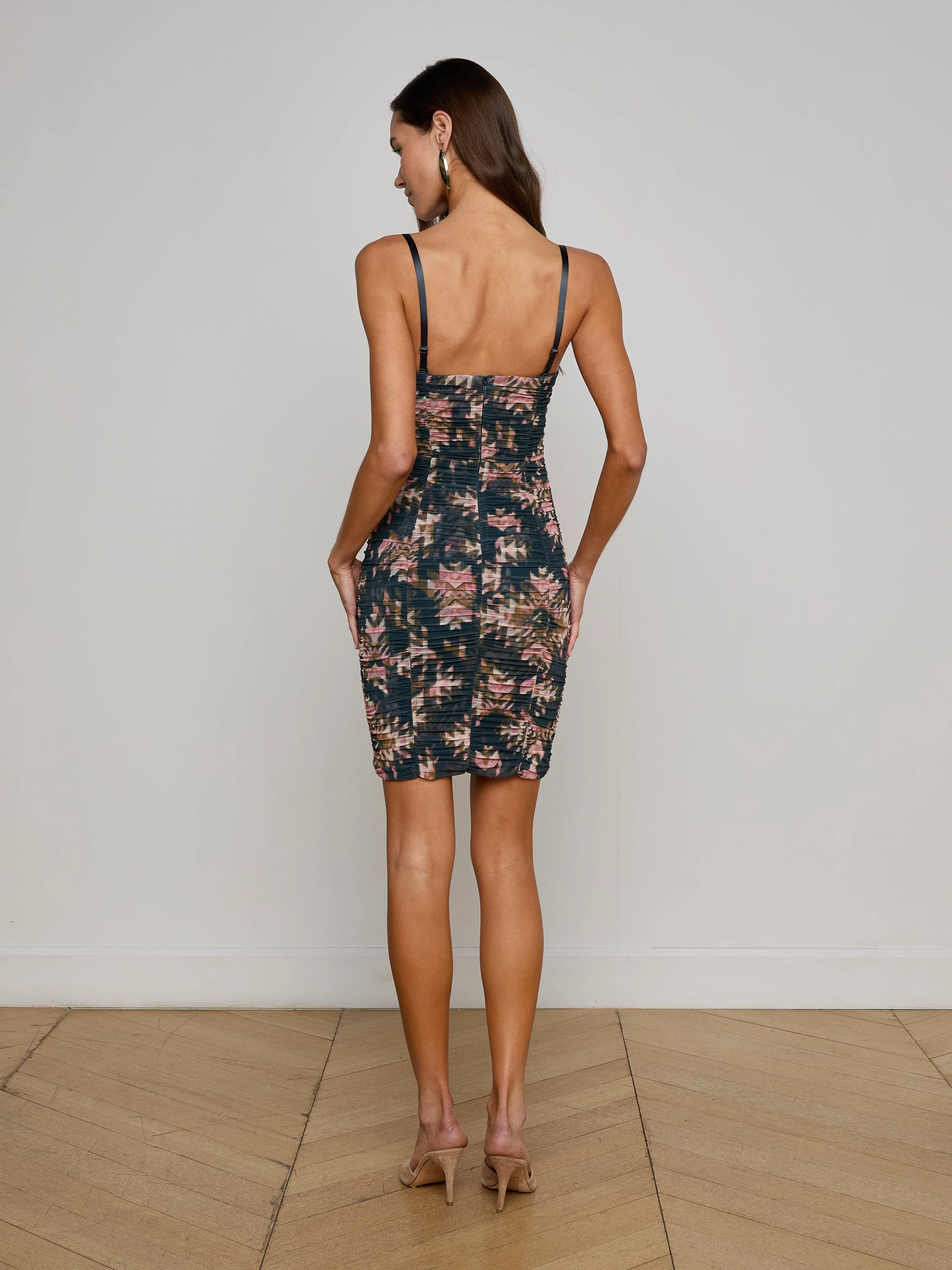 Bray Shirred Midi Dress