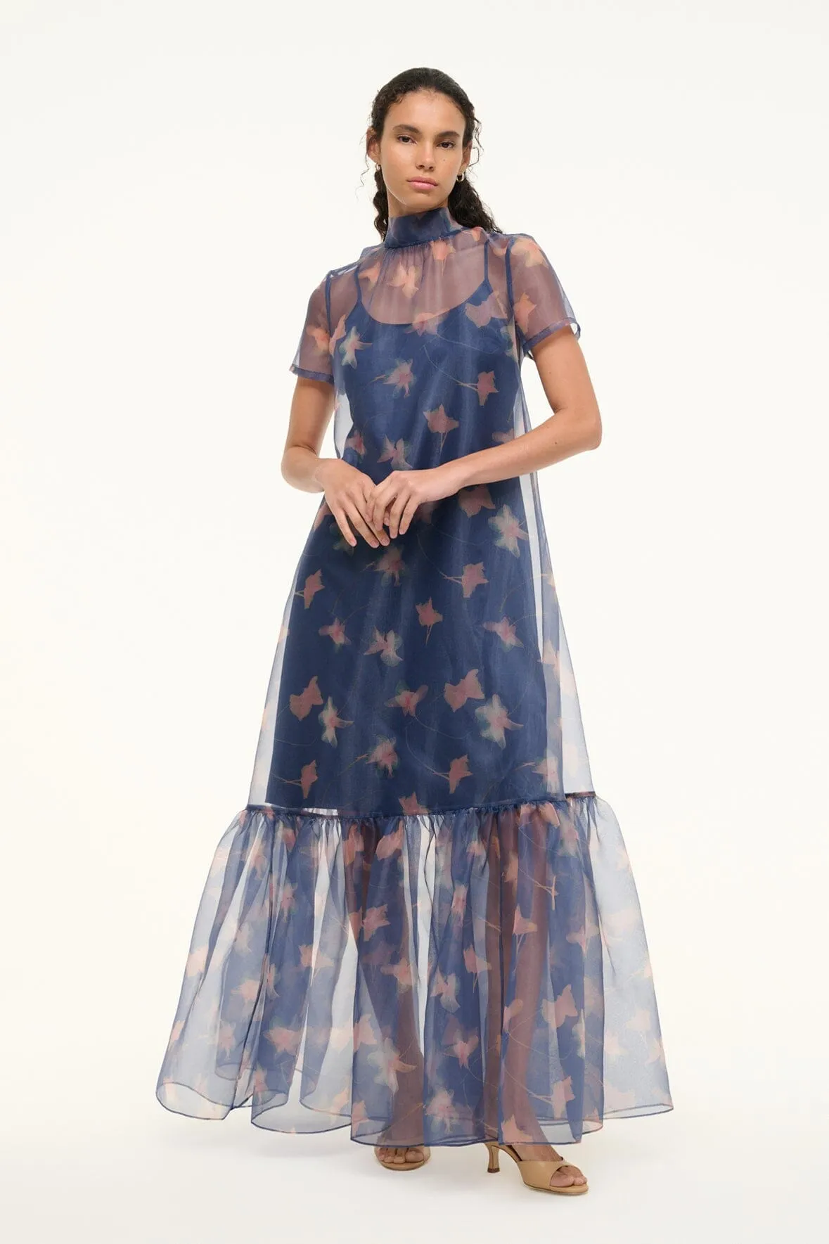 CALLUNA DRESS | BOTANICAL NAVY