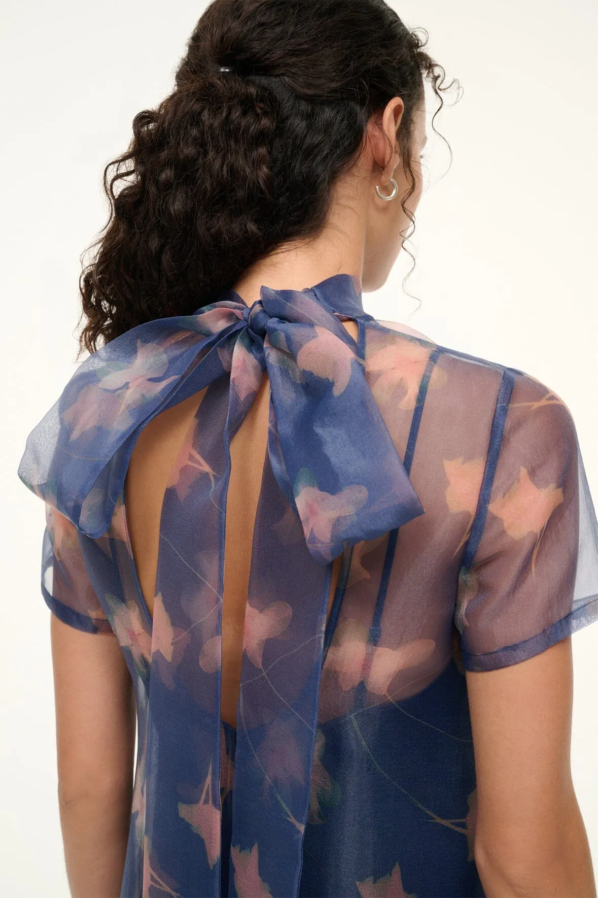 CALLUNA DRESS | BOTANICAL NAVY