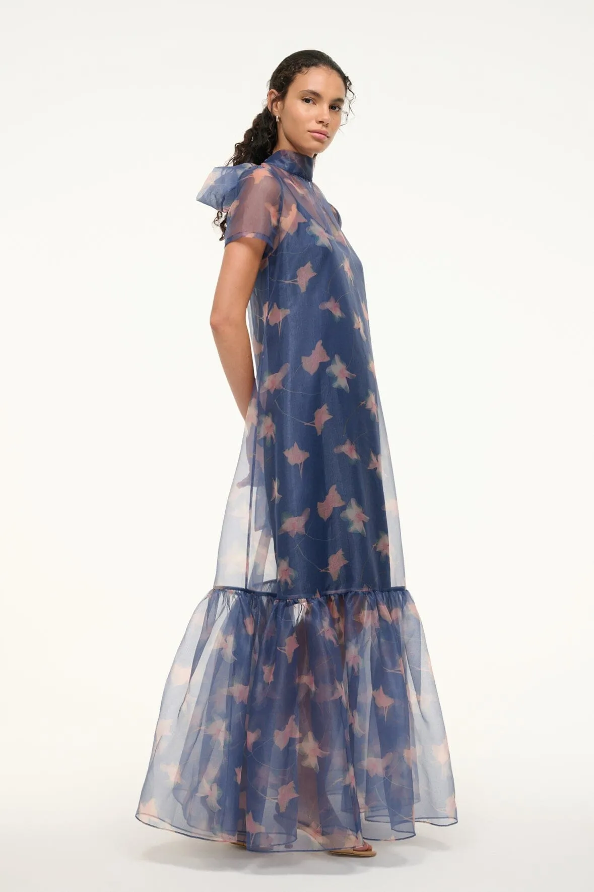 CALLUNA DRESS | BOTANICAL NAVY