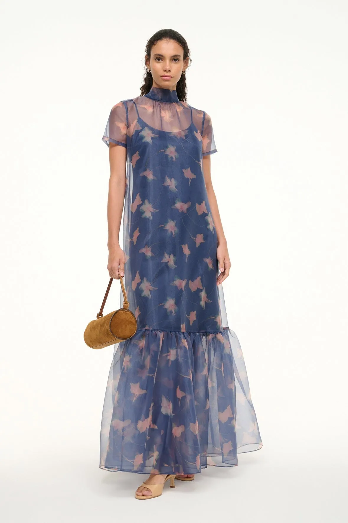 CALLUNA DRESS | BOTANICAL NAVY