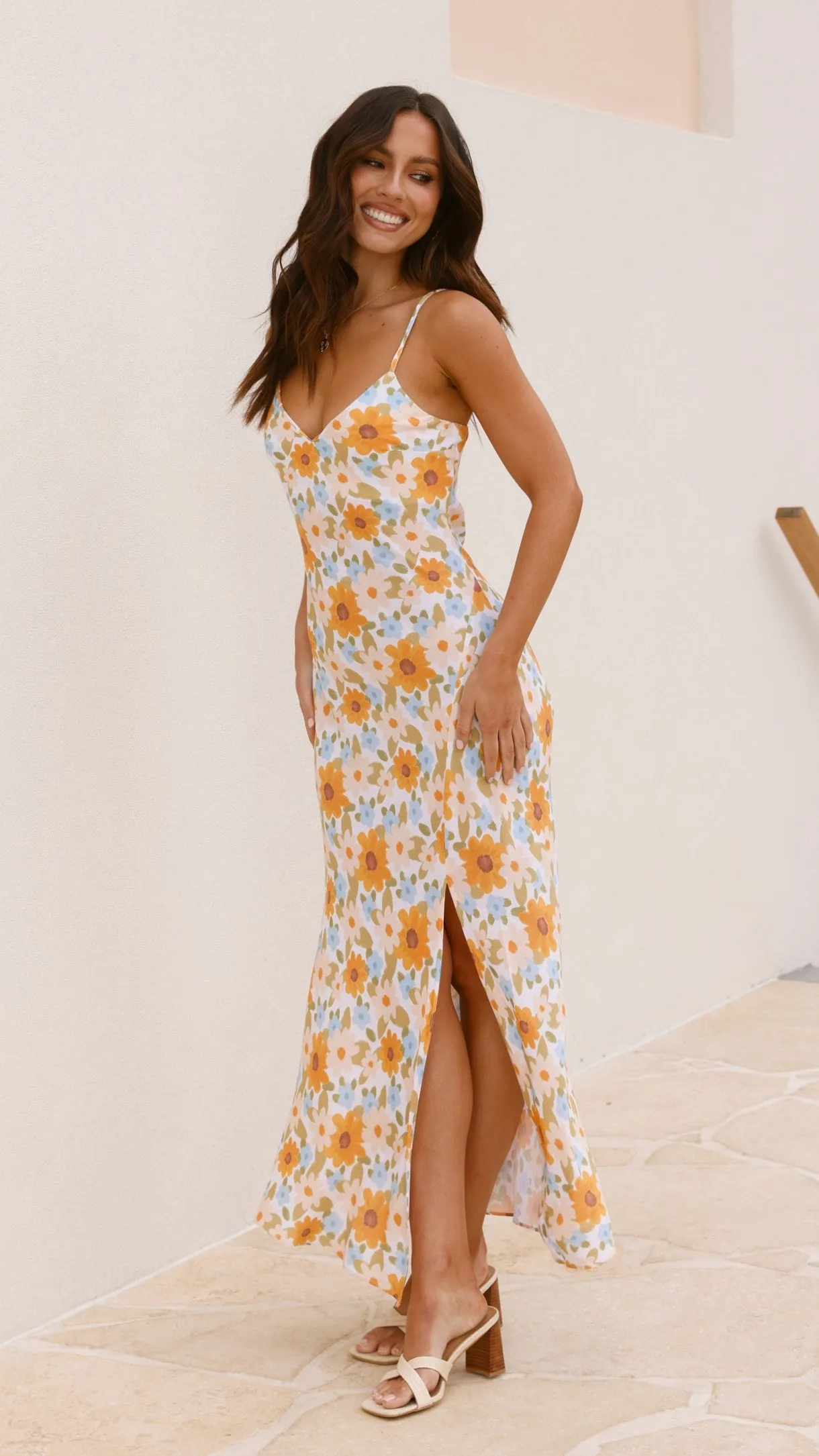 Daisy Maxi Dress - Vintage Floral