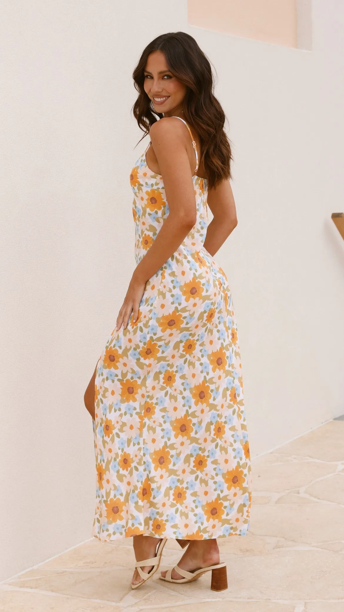 Daisy Maxi Dress - Vintage Floral