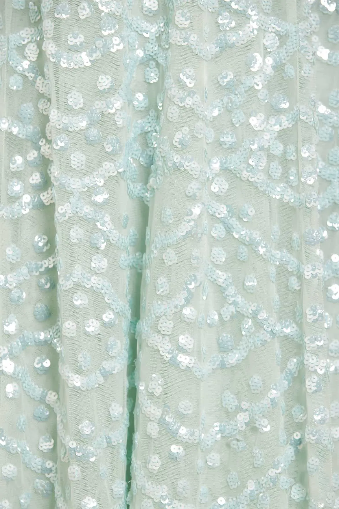 Deco Dot Gloss Ankle Gown