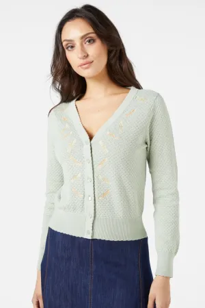 Dragonfly Embroidered Cardigan