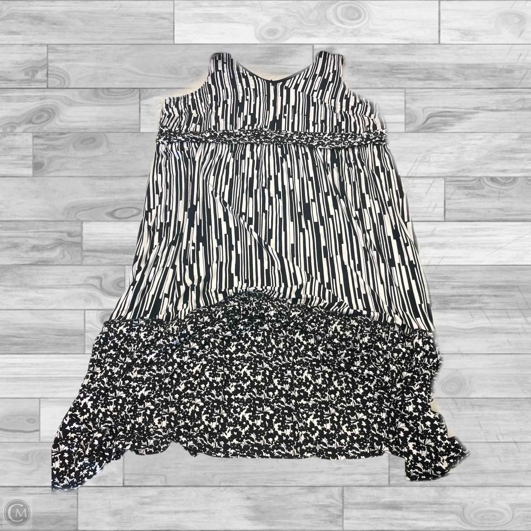 Dress Casual Maxi By Catherines In Black & White, Size: 3x