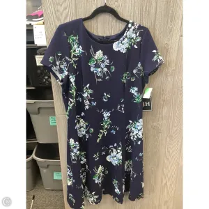 Dress Casual Midi By Clothes Mentor In Blue, Size: Xl