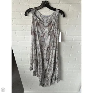 Dress Casual Midi By lauren vidal In Grey & Tan, Size: S