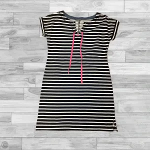 Dress Casual Midi By Talbots In Striped Pattern, Size: M