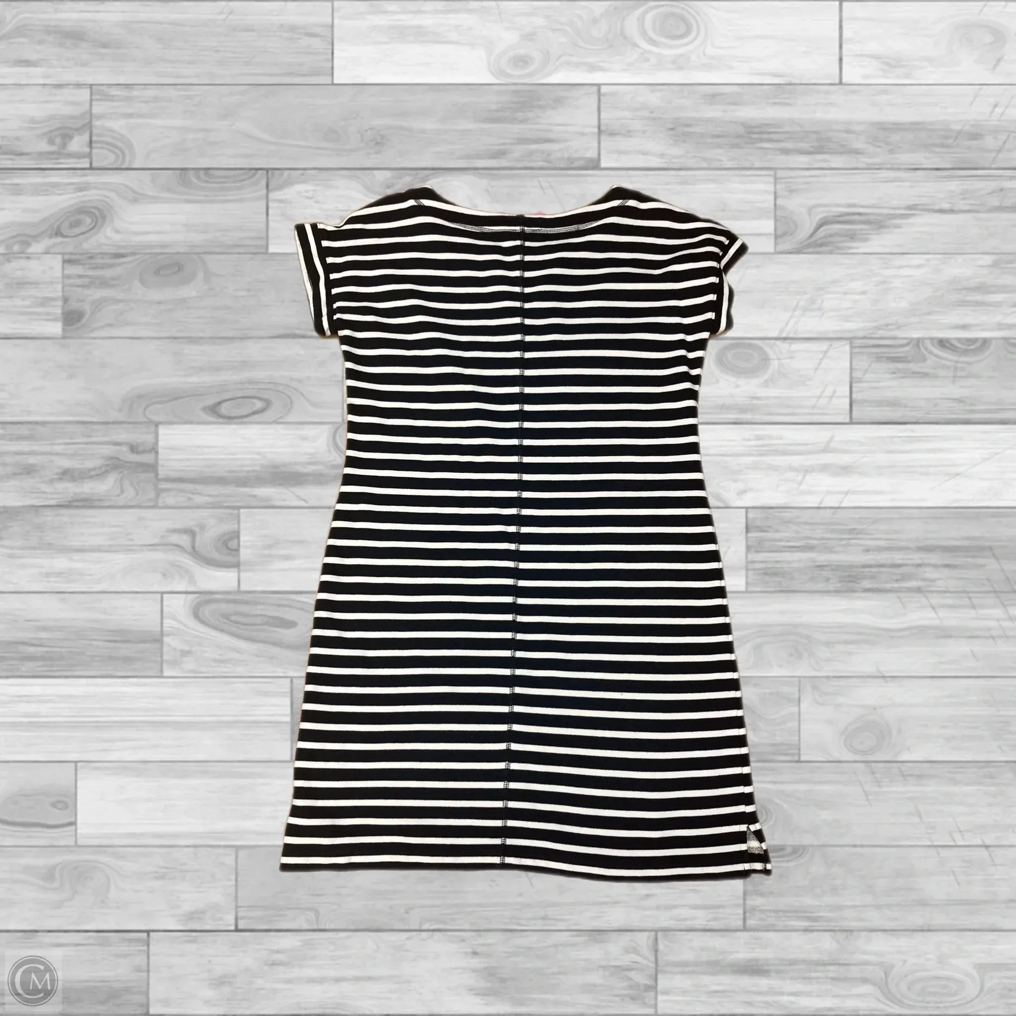 Dress Casual Midi By Talbots In Striped Pattern, Size: M