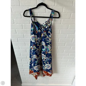 Dress Casual Midi By Venus In Blue & Brown, Size: S