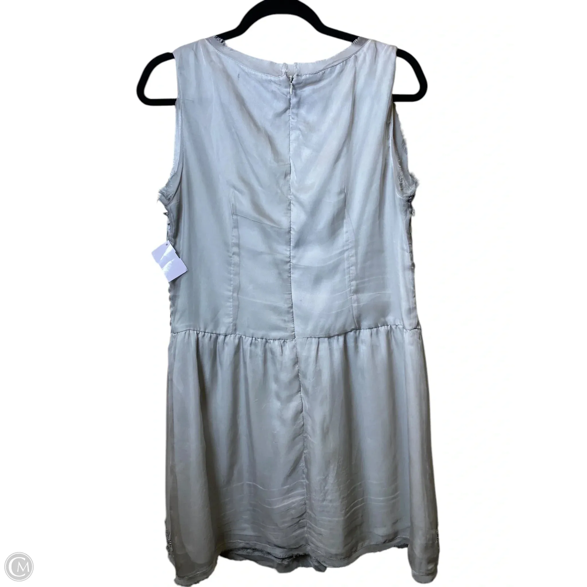 Dress Party Short By Clothes Mentor In Grey, Size: L