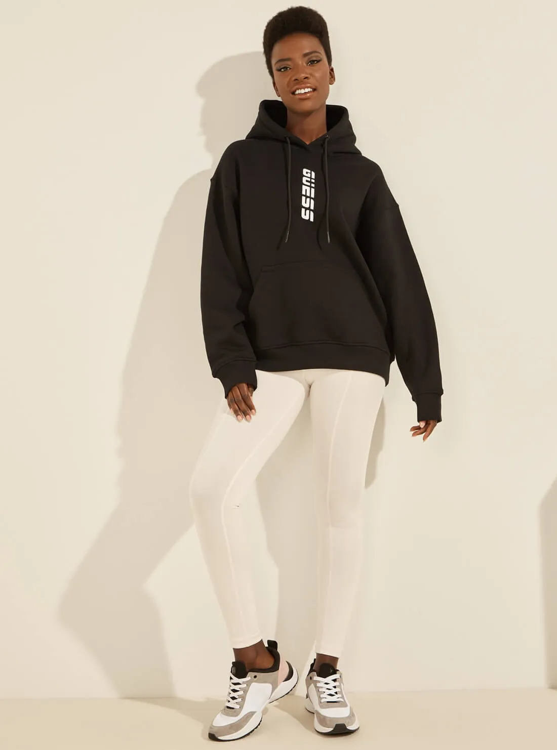 Eco Black Alisha Active Hoodie Jumper