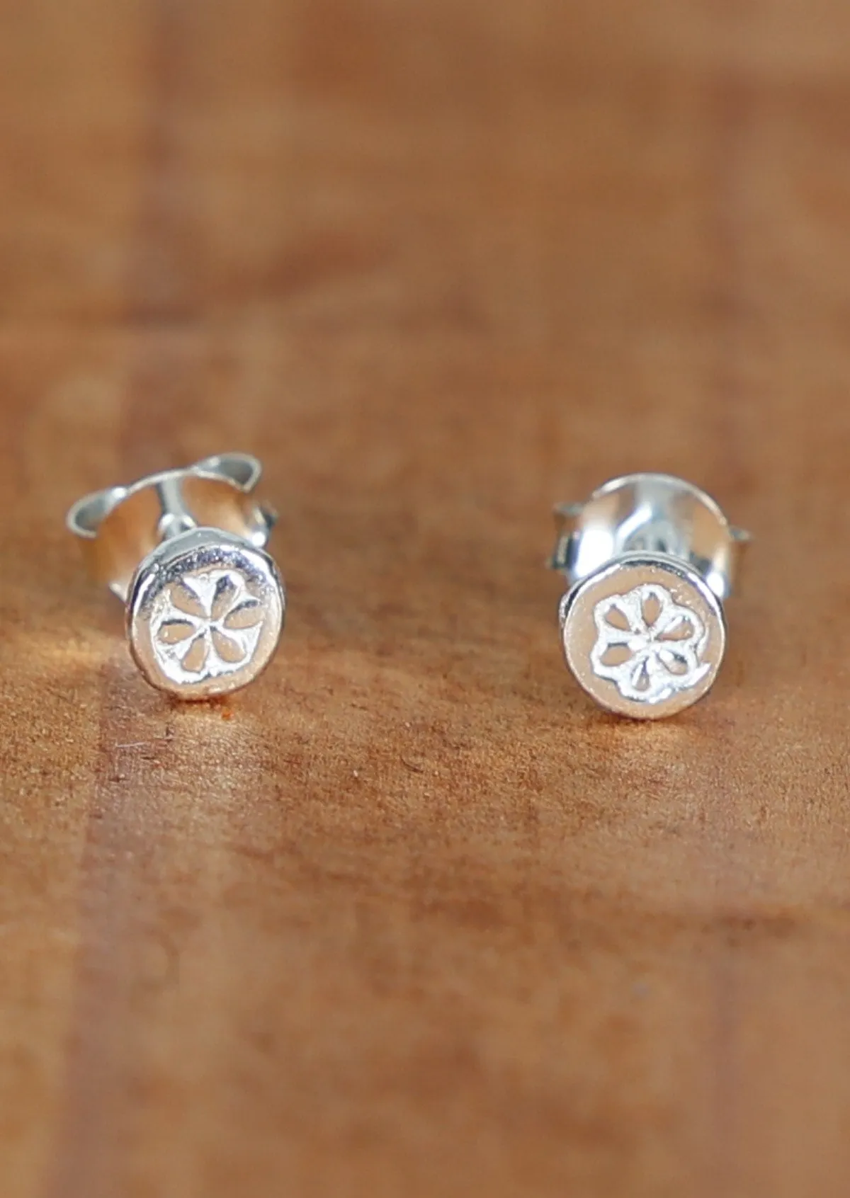 Flower Child Silver Studs