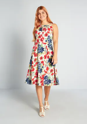 Gala in the Garden Midi Dress