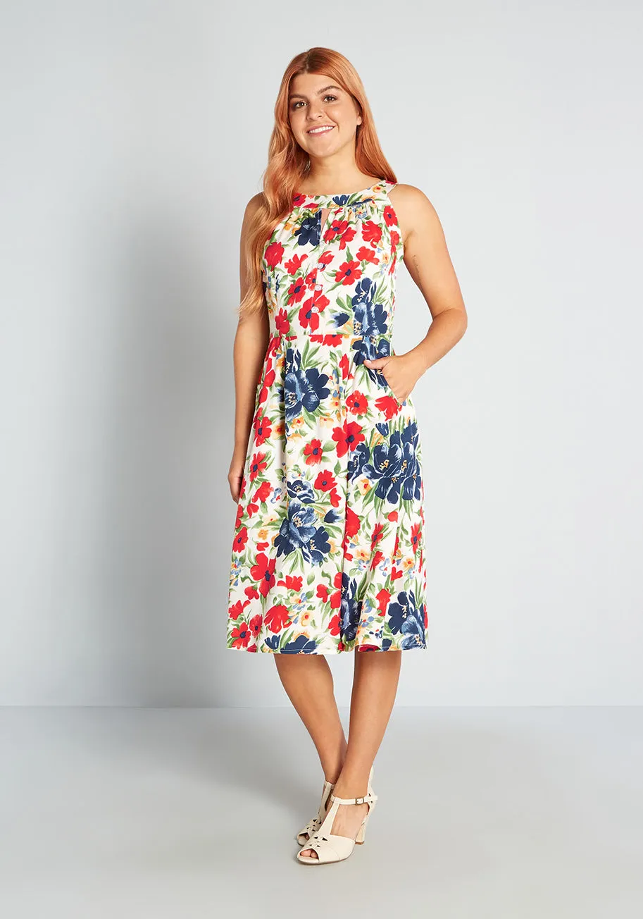 Gala in the Garden Midi Dress