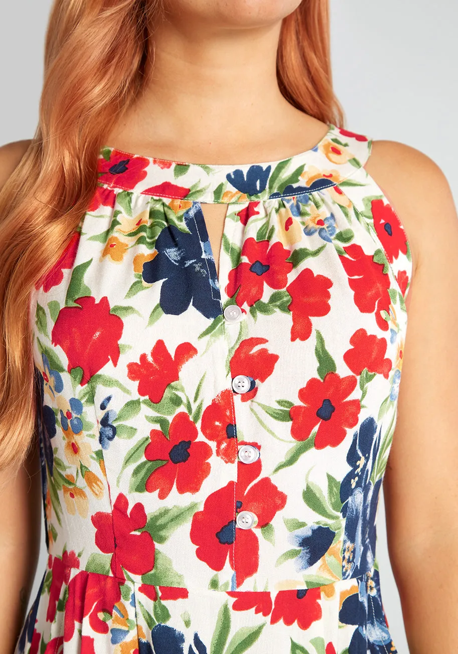 Gala in the Garden Midi Dress