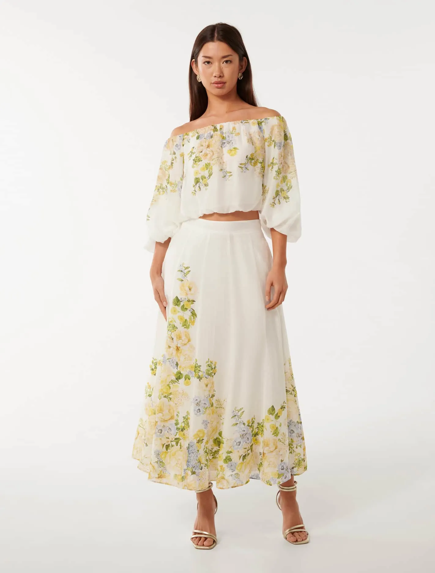 Gardenia Bardot Blouse
