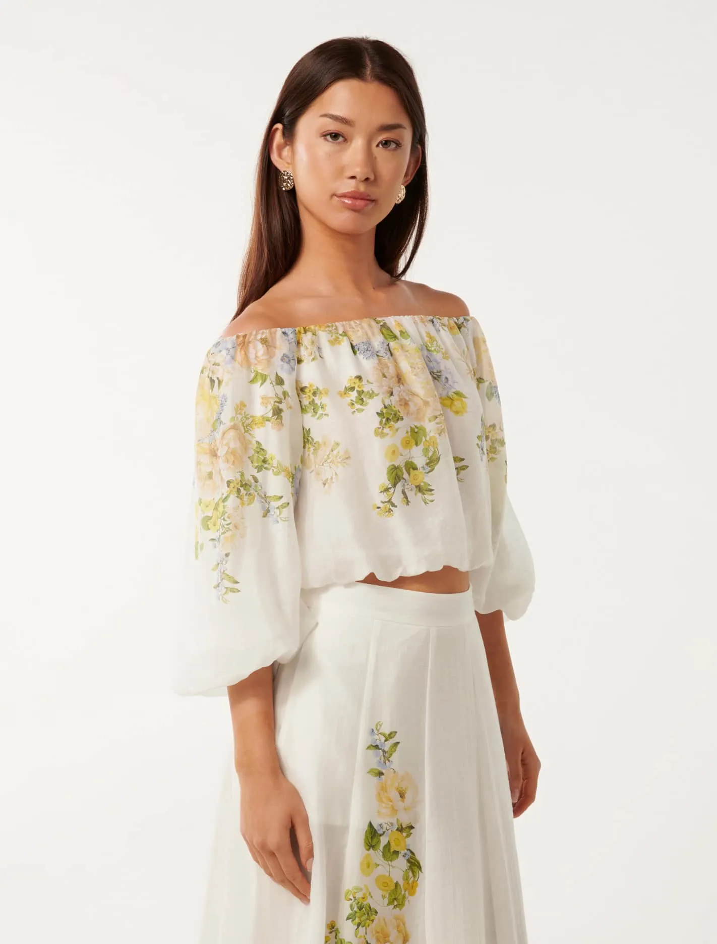 Gardenia Bardot Blouse