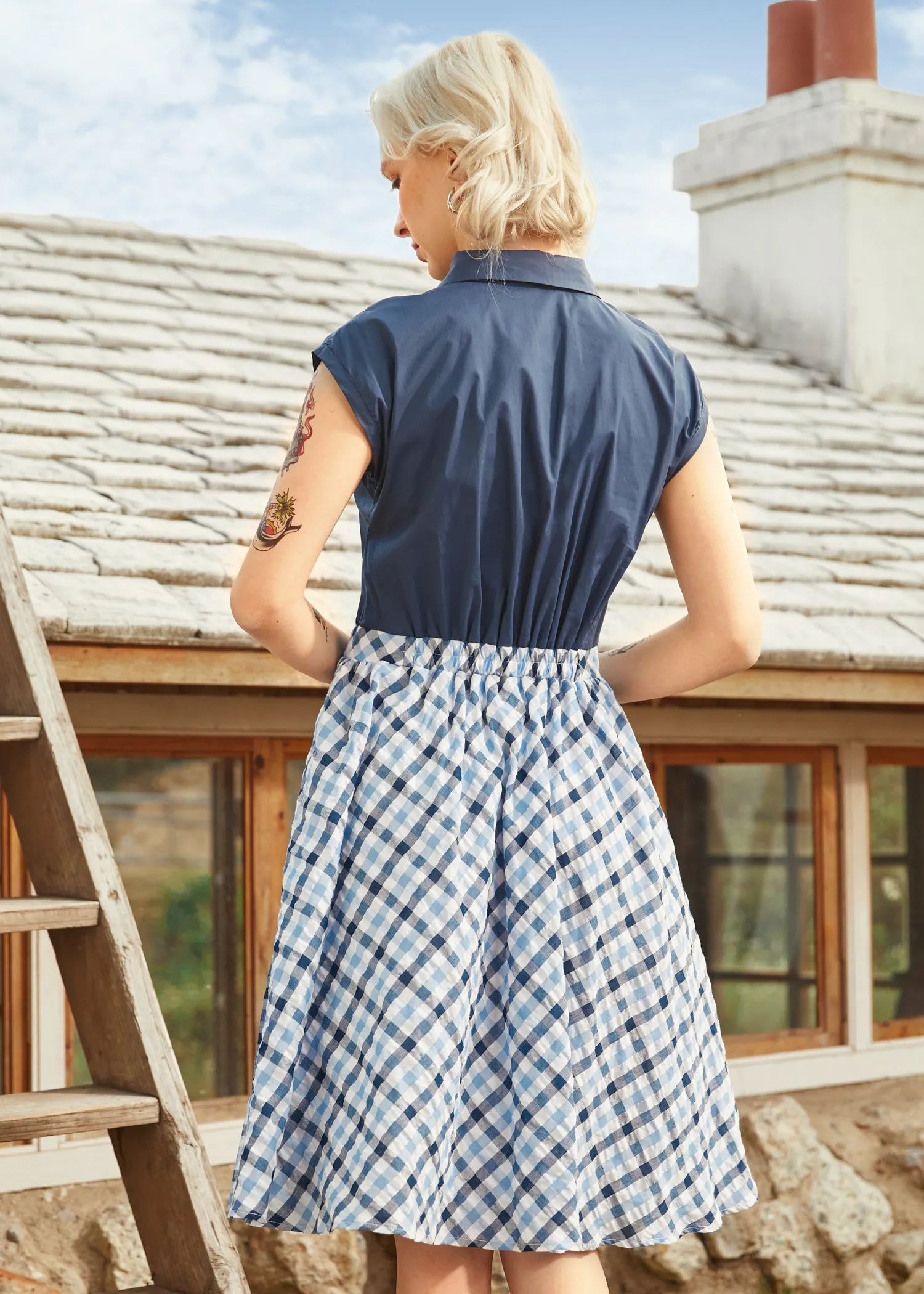 Gingham Grace Bow Dress