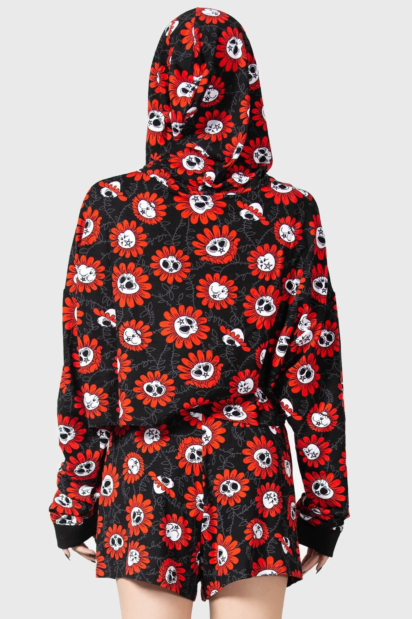 Gloom Daze Crop Hoodie