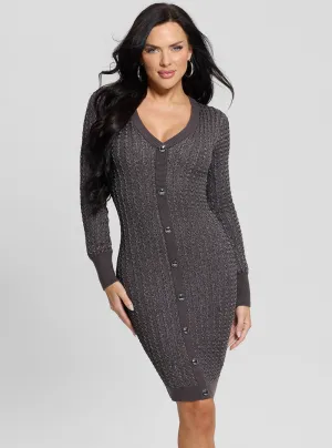 Grey Josie Knit Mini Dress