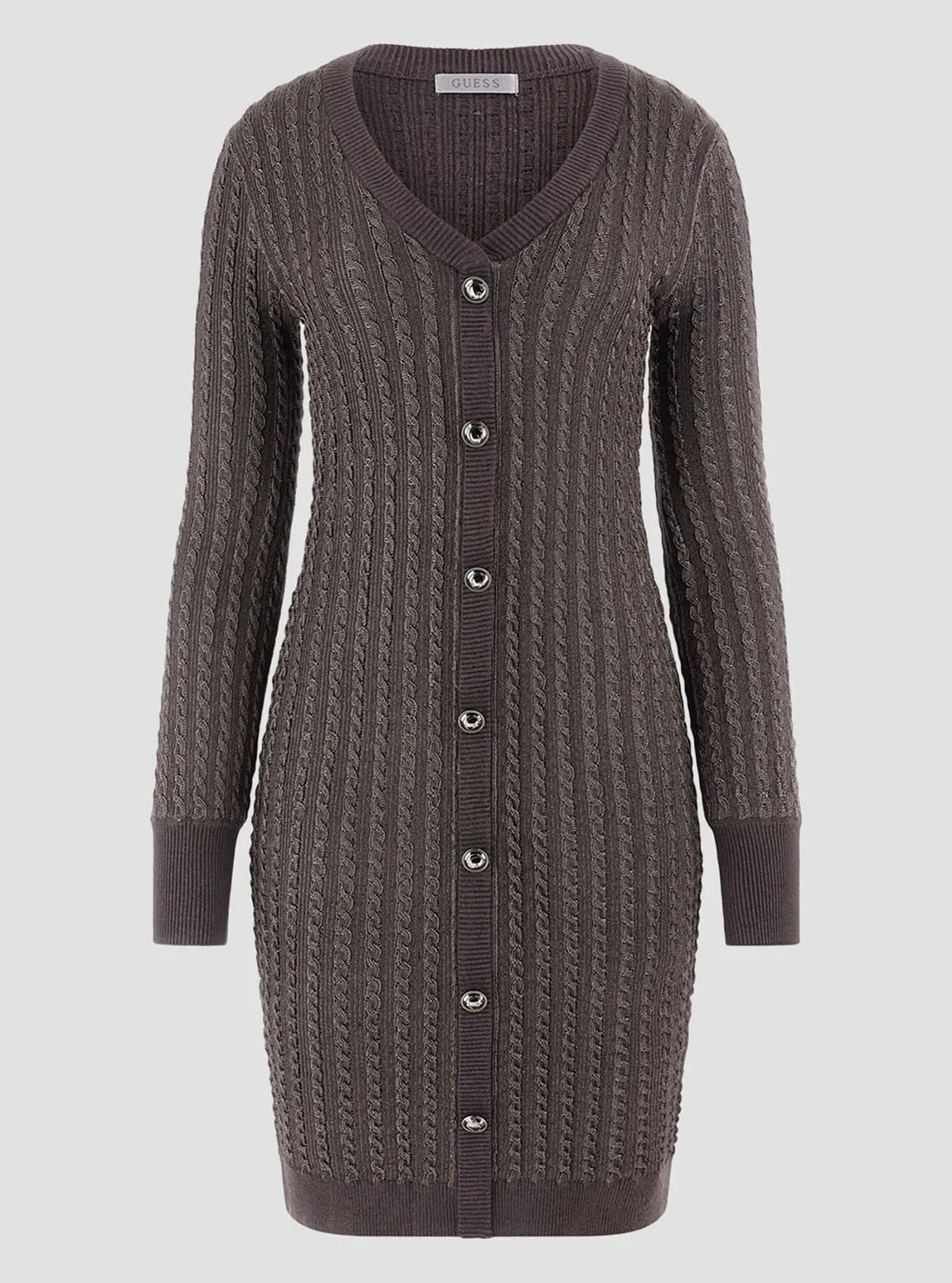 Grey Josie Knit Mini Dress