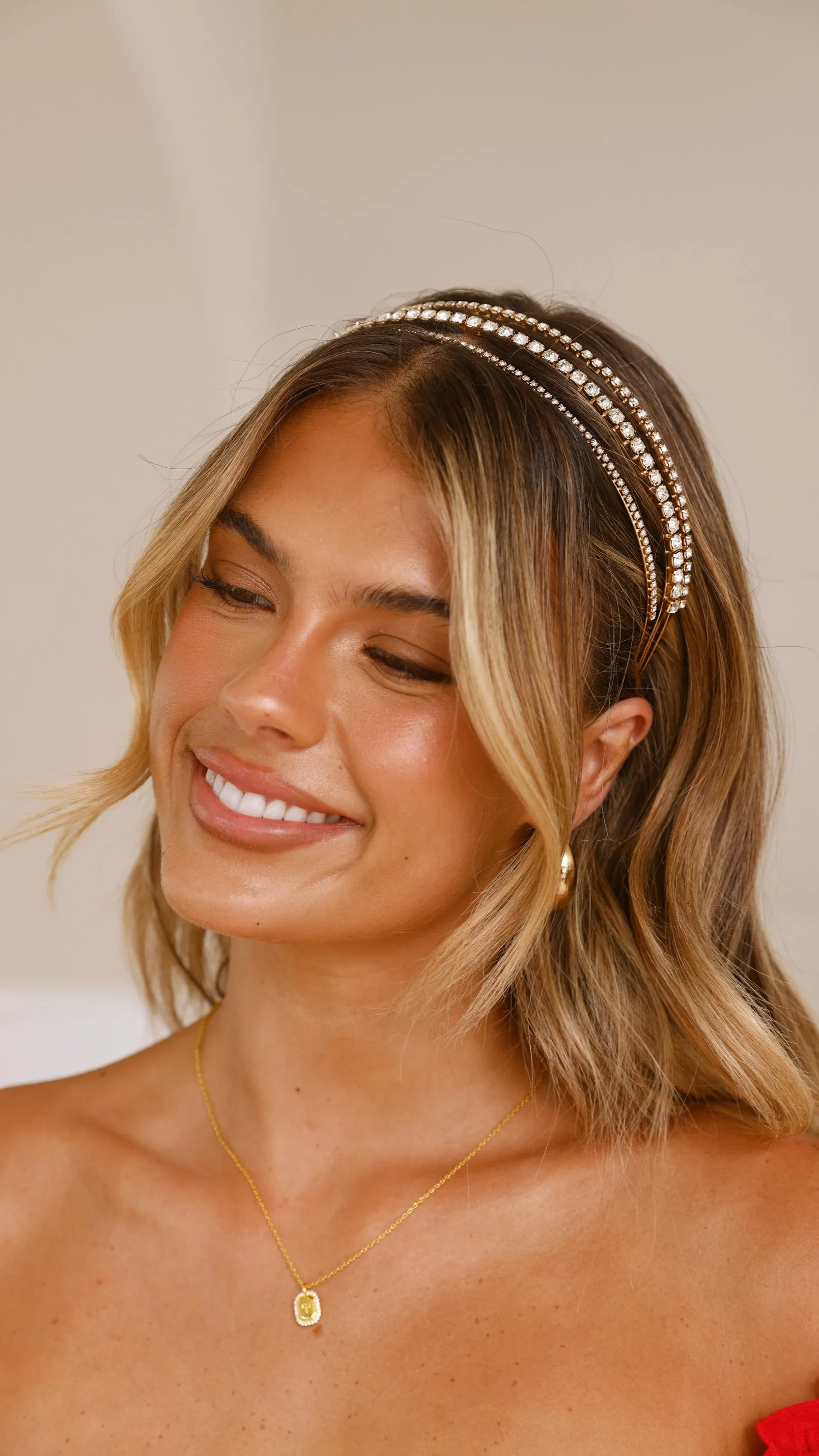 Halsey Headband - Crystal
