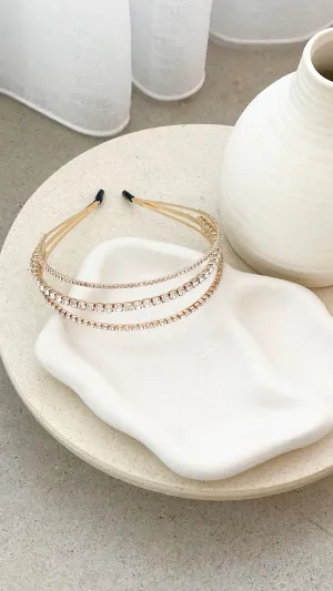Halsey Headband - Crystal