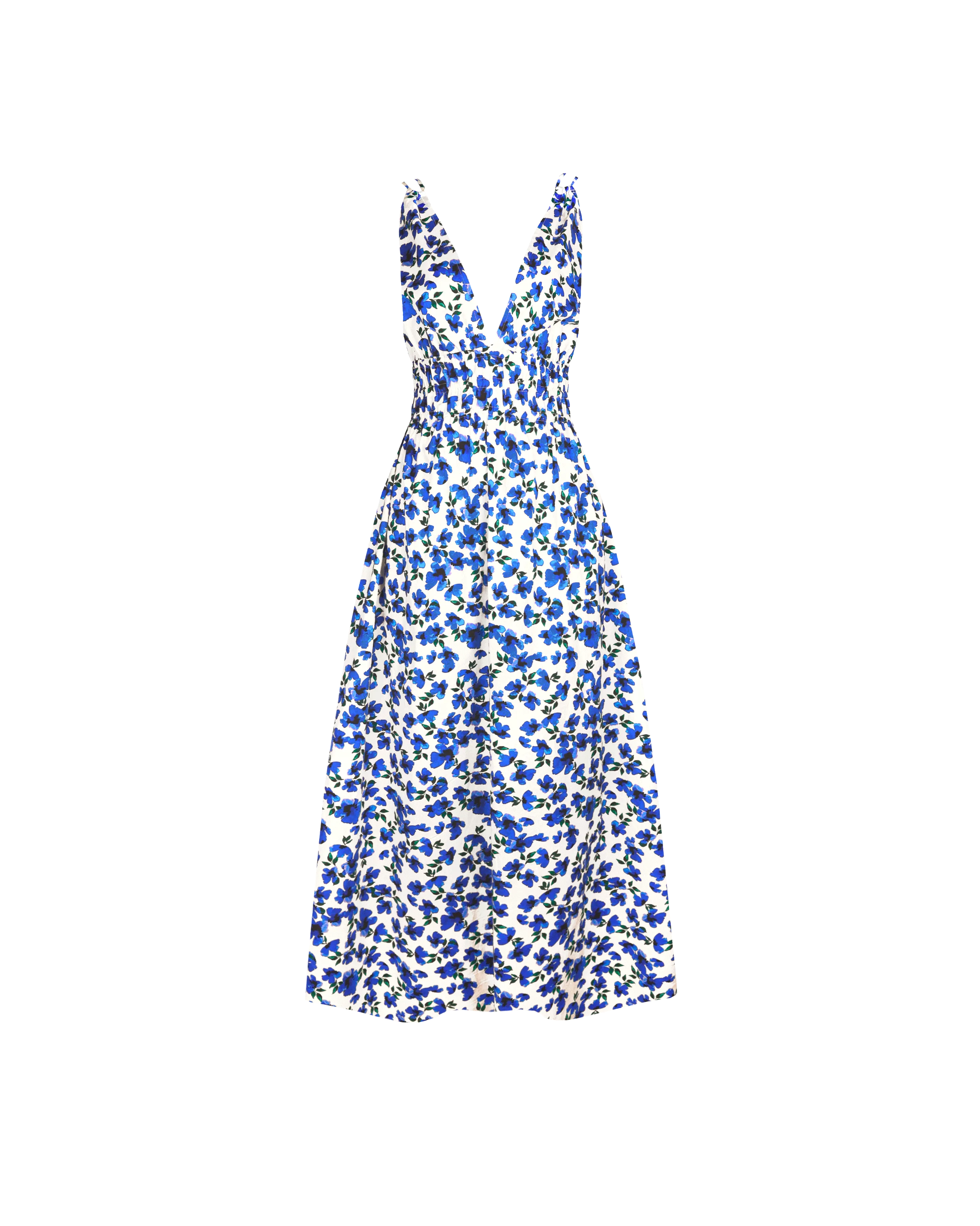 HERO MAXI DRESS SOMETHING BLUE FLORAL