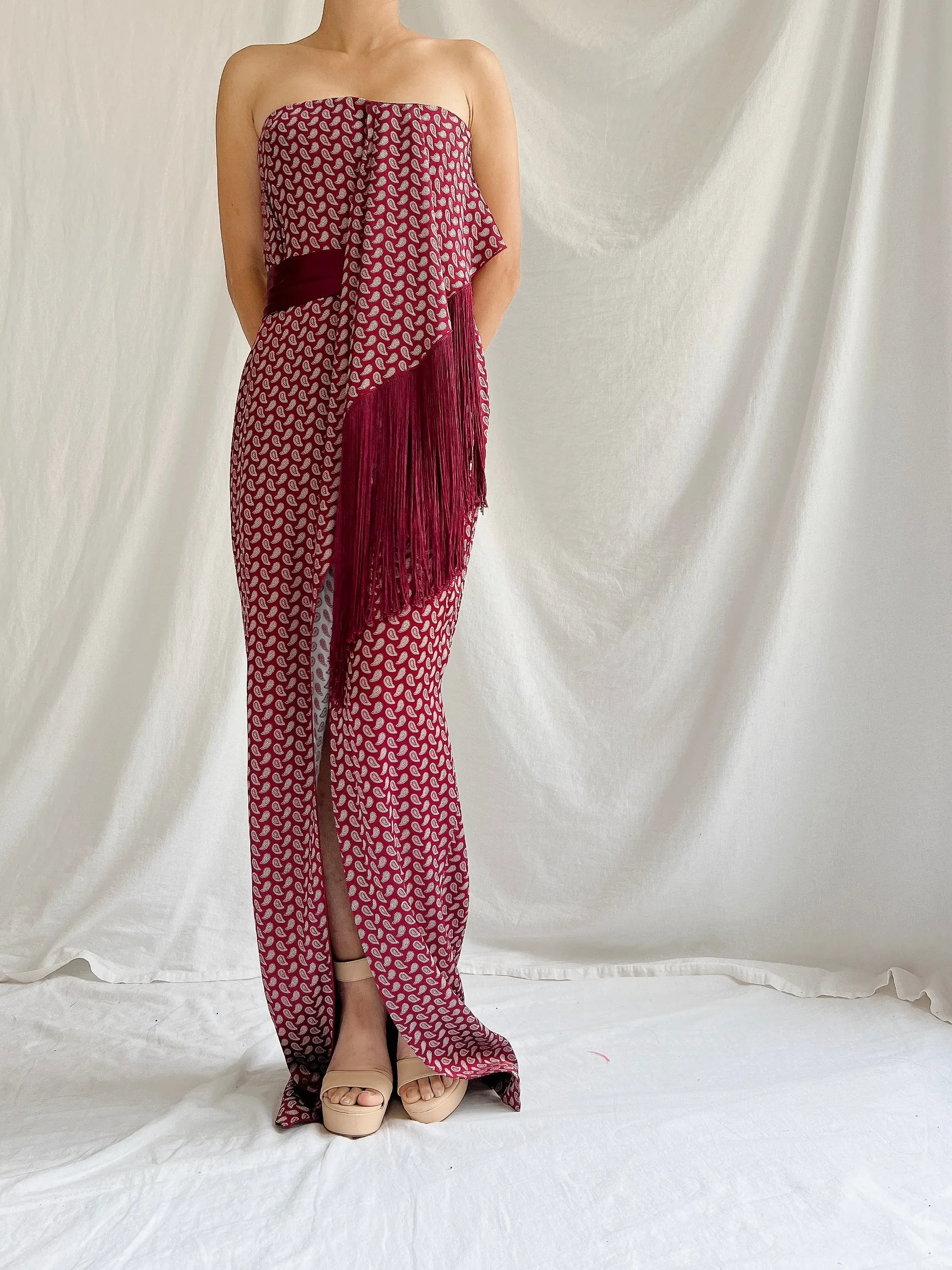 J. Mendel Fringe Gown - XS/2