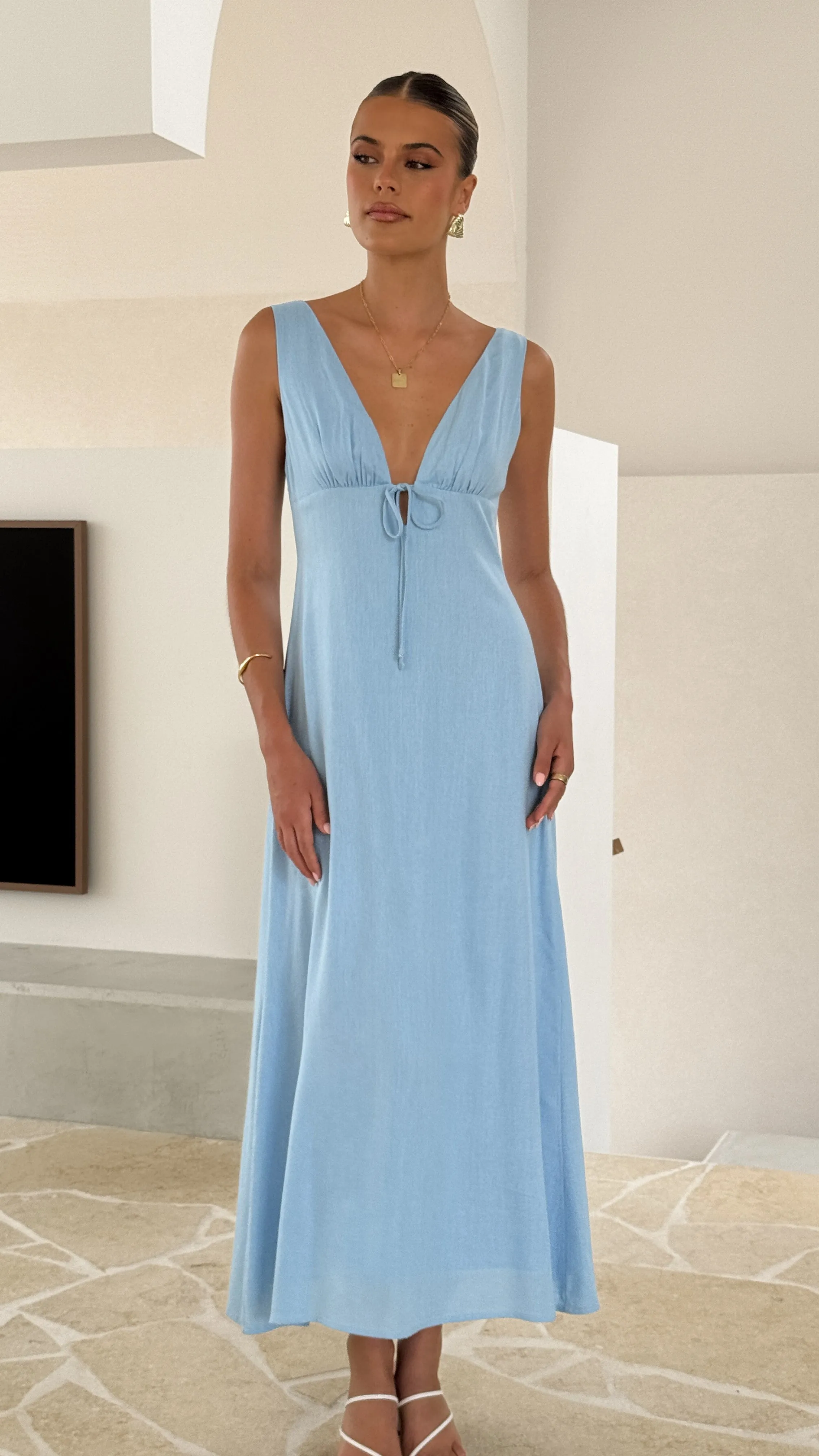 Kataryna Maxi Dress -Blue