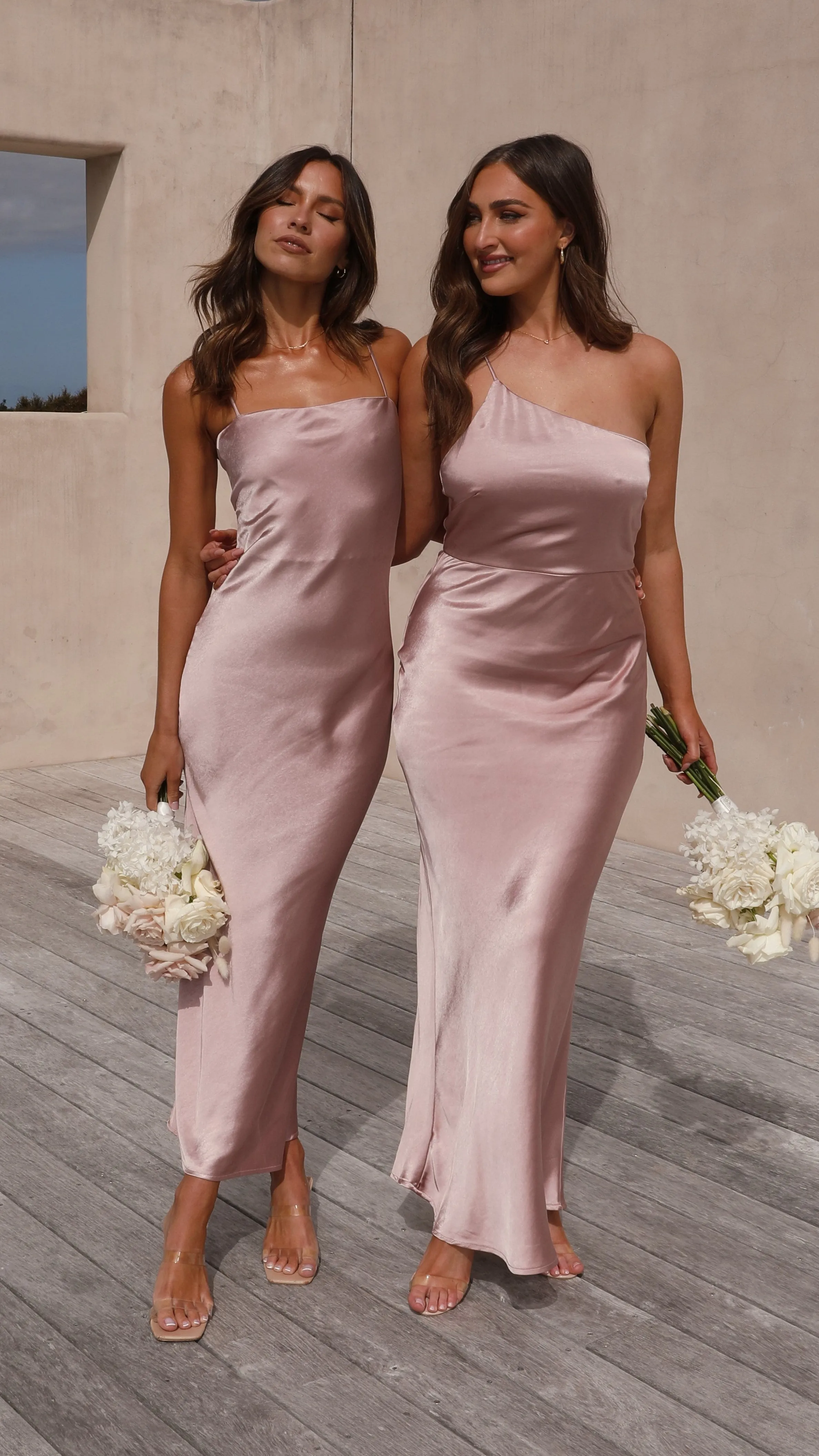 Keira Maxi Dress - Dusty Pink
