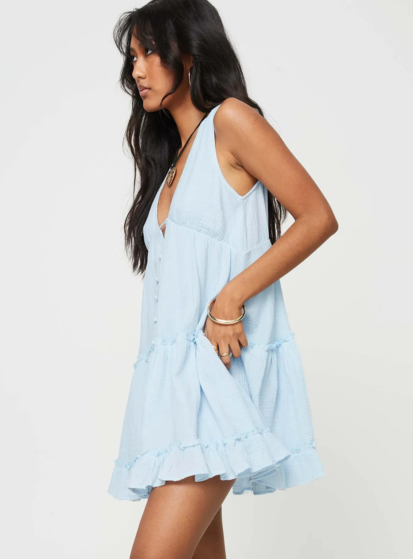 Lakeisha Mini Dress Blue