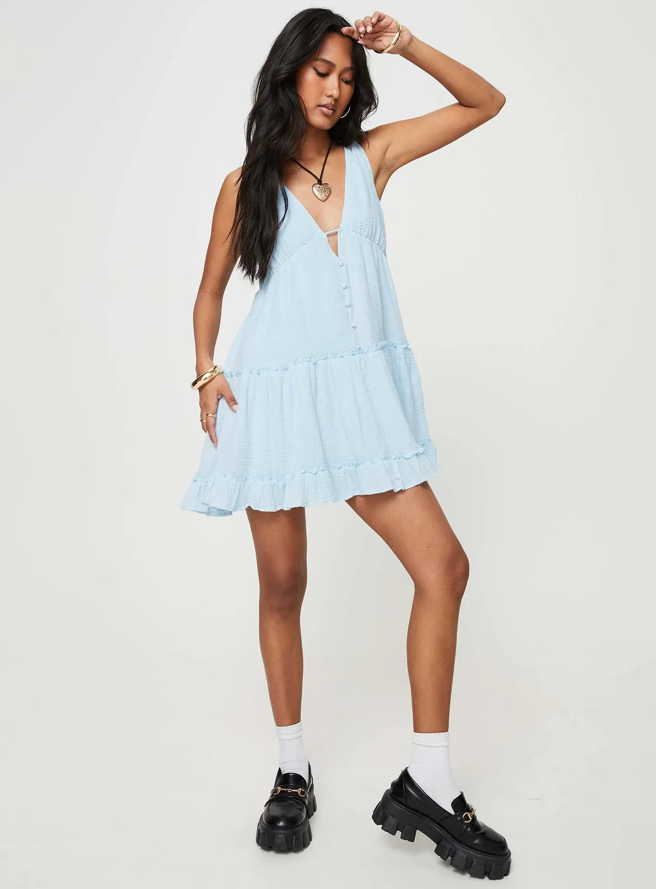 Lakeisha Mini Dress Blue