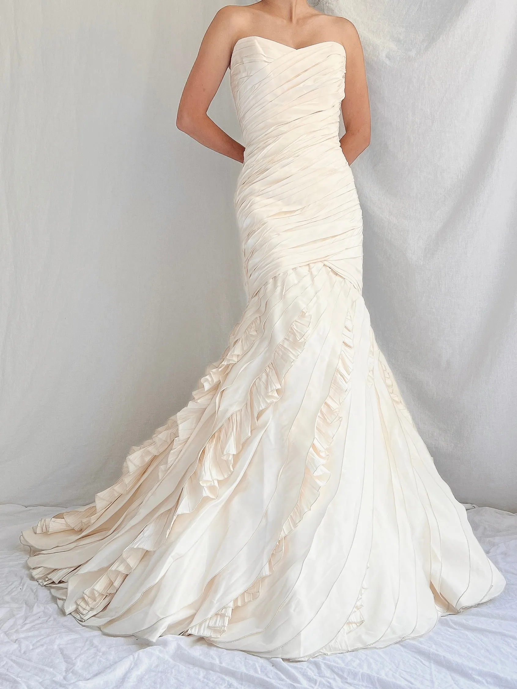 Liancarlo Couture Silk Taffeta Gown -  6
