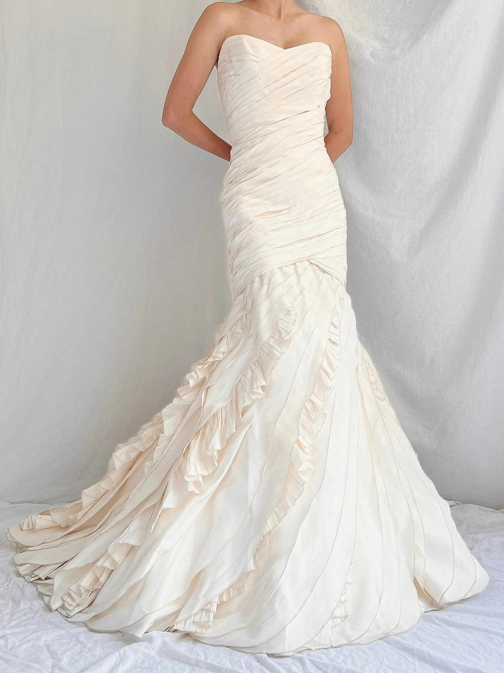 Liancarlo Couture Silk Taffeta Gown -  6