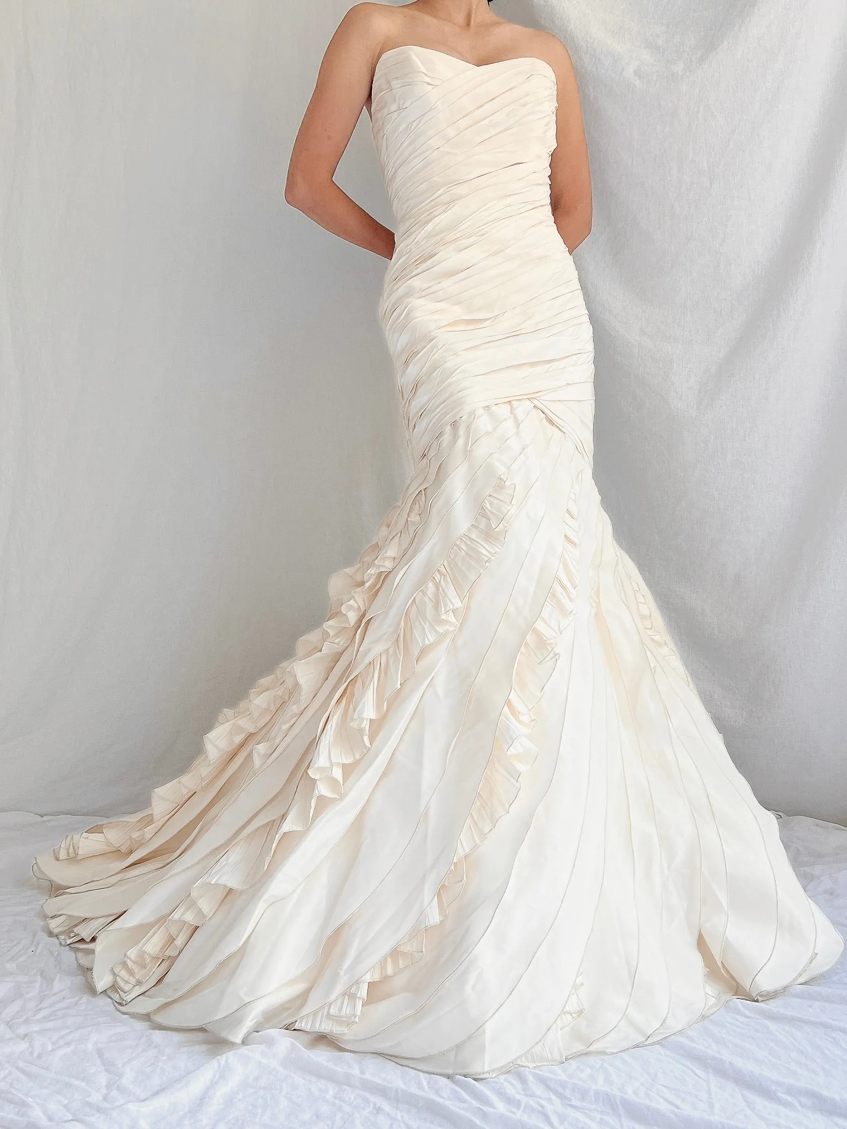 Liancarlo Couture Silk Taffeta Gown -  6