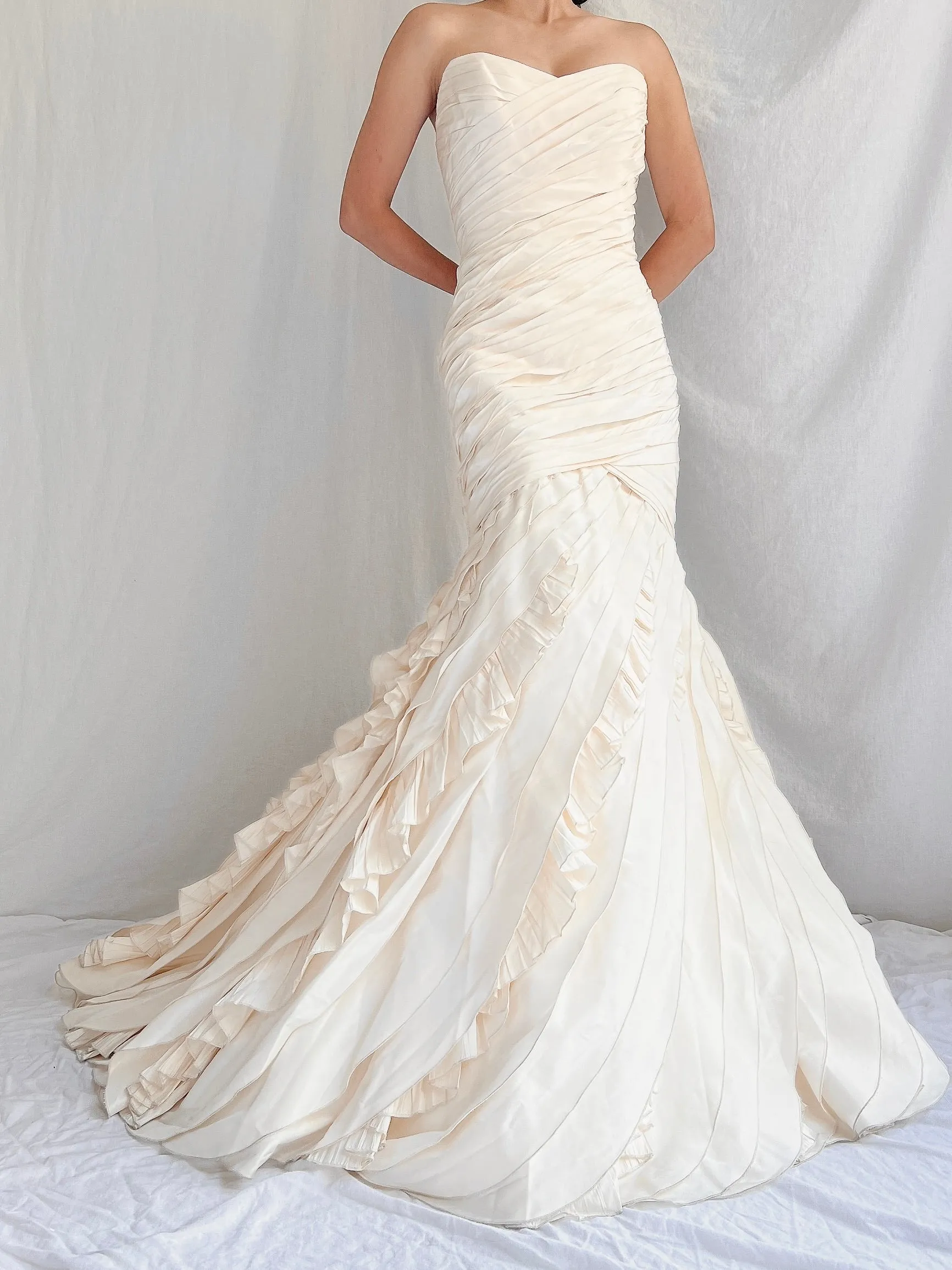 Liancarlo Couture Silk Taffeta Gown -  6