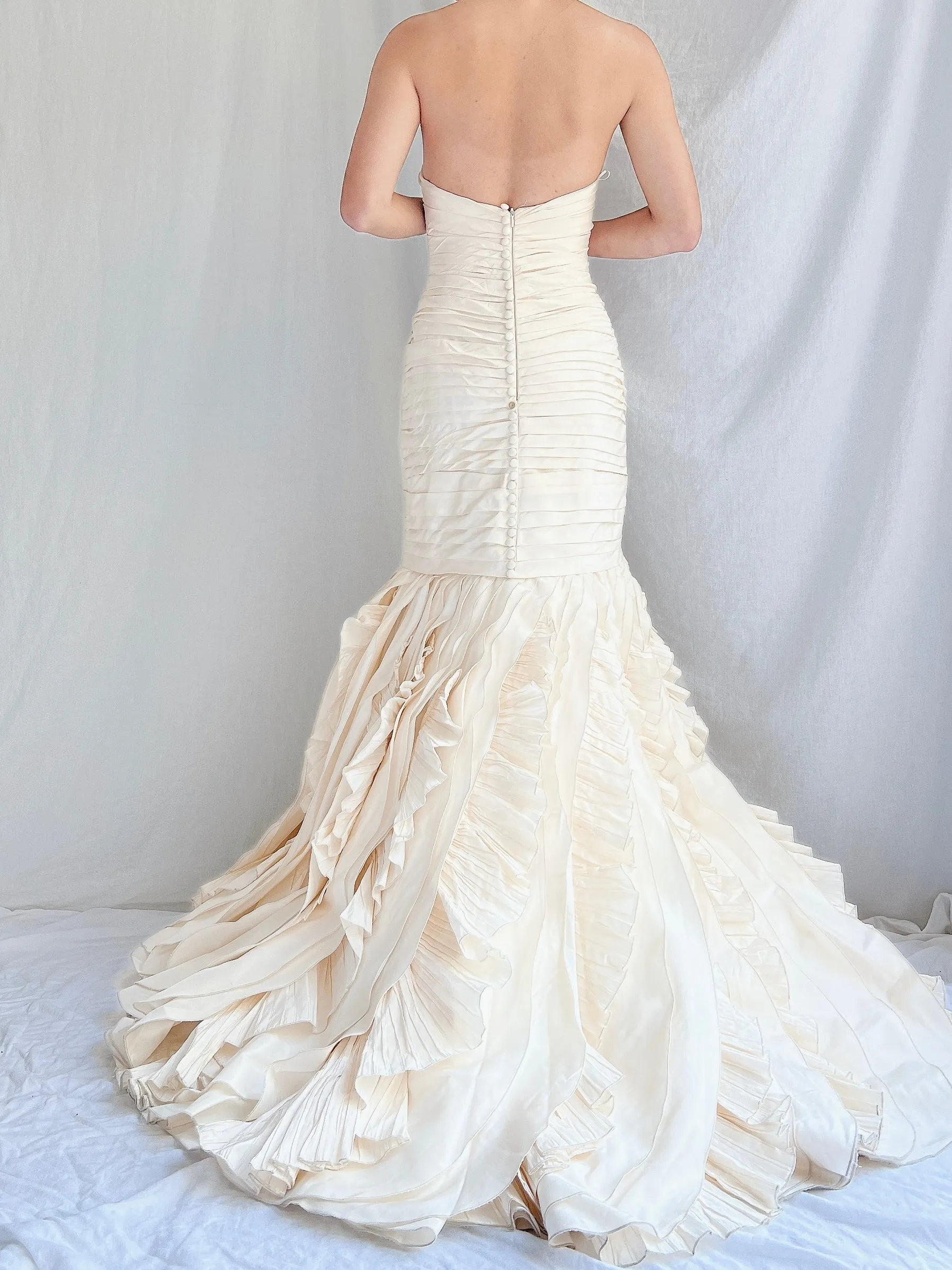 Liancarlo Couture Silk Taffeta Gown -  6