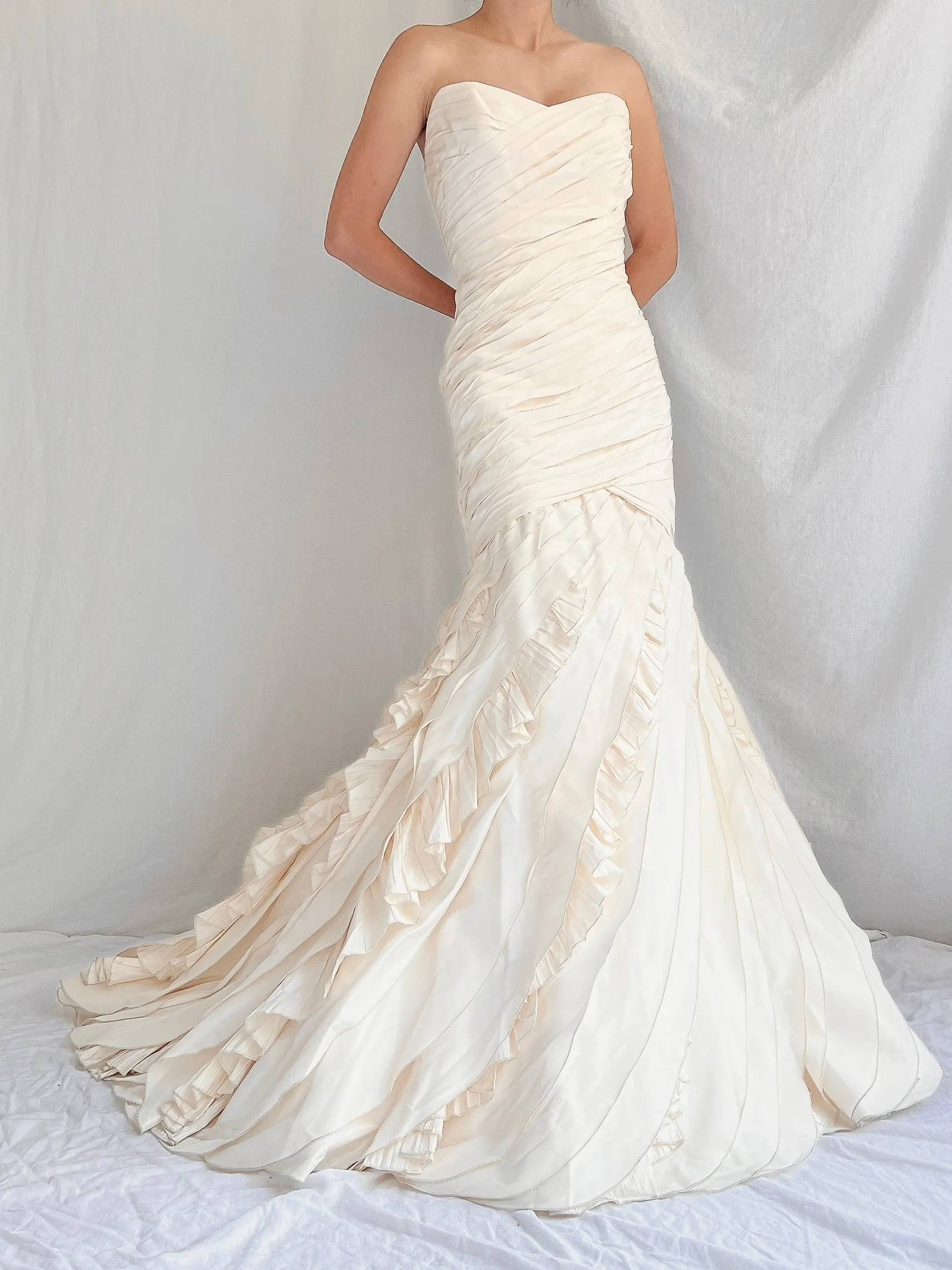 Liancarlo Couture Silk Taffeta Gown -  6