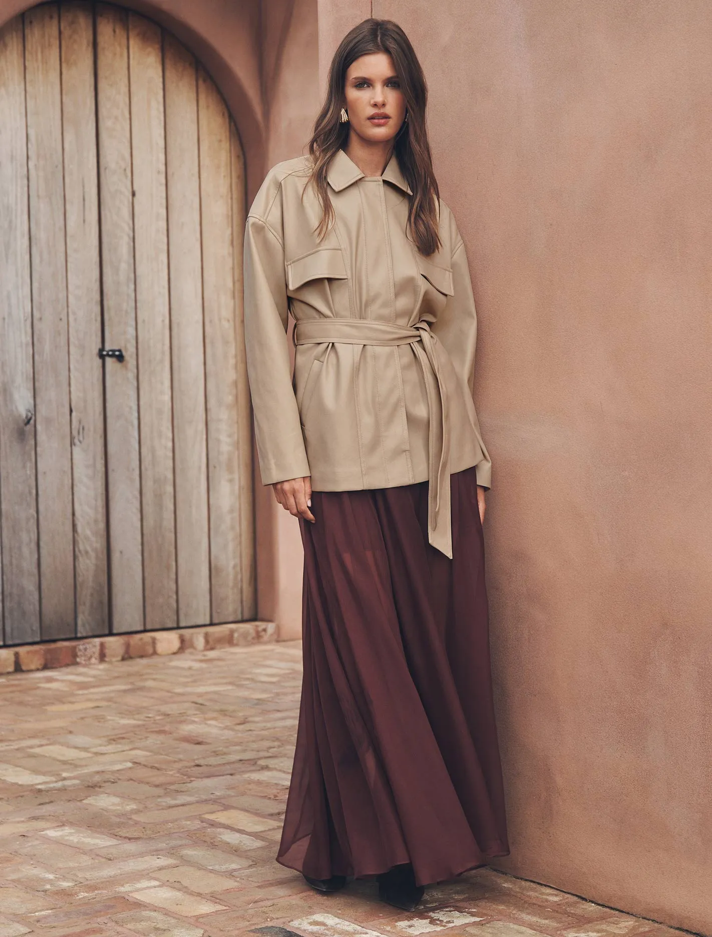 Lisette Sheer Maxi Skirt