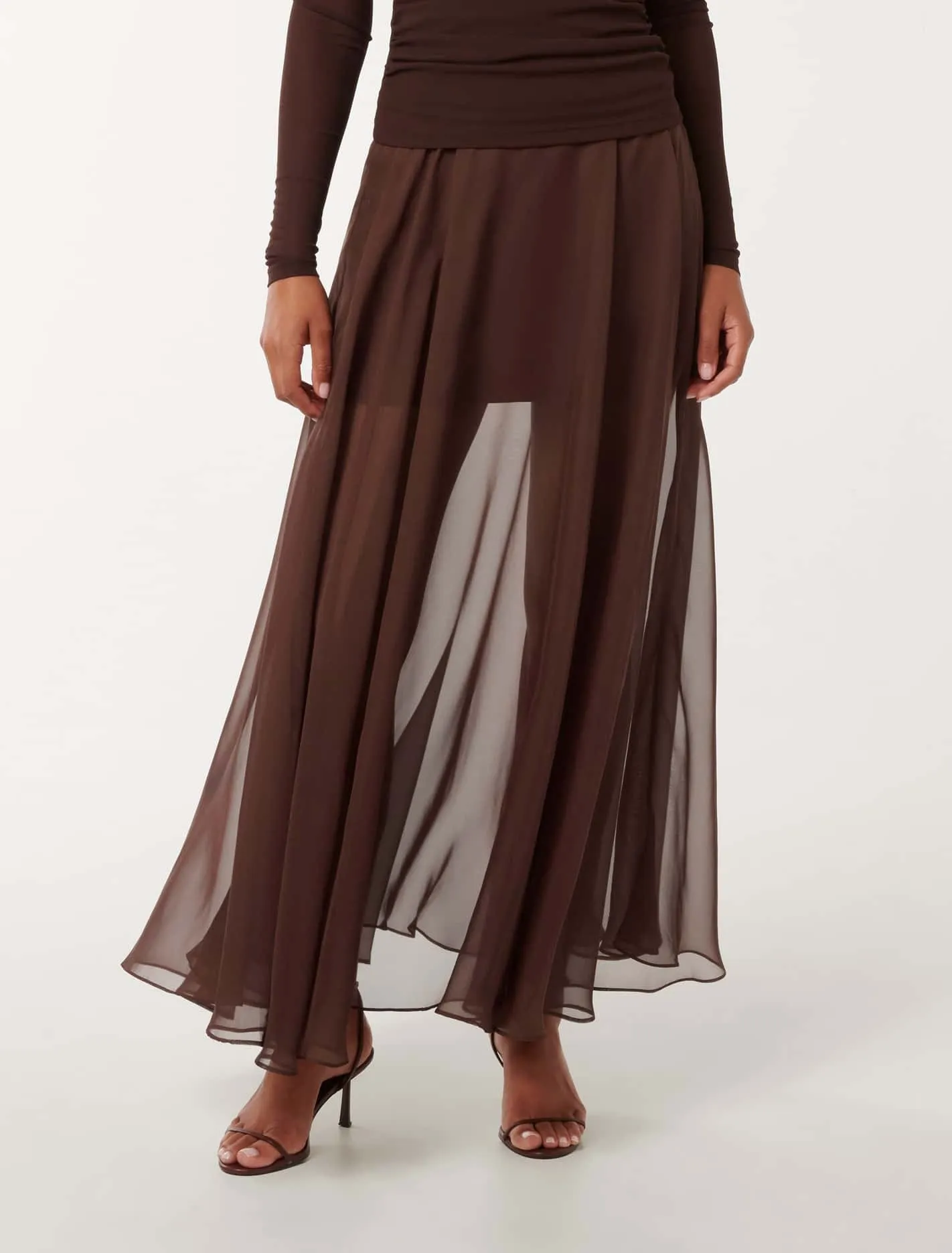 Lisette Sheer Maxi Skirt
