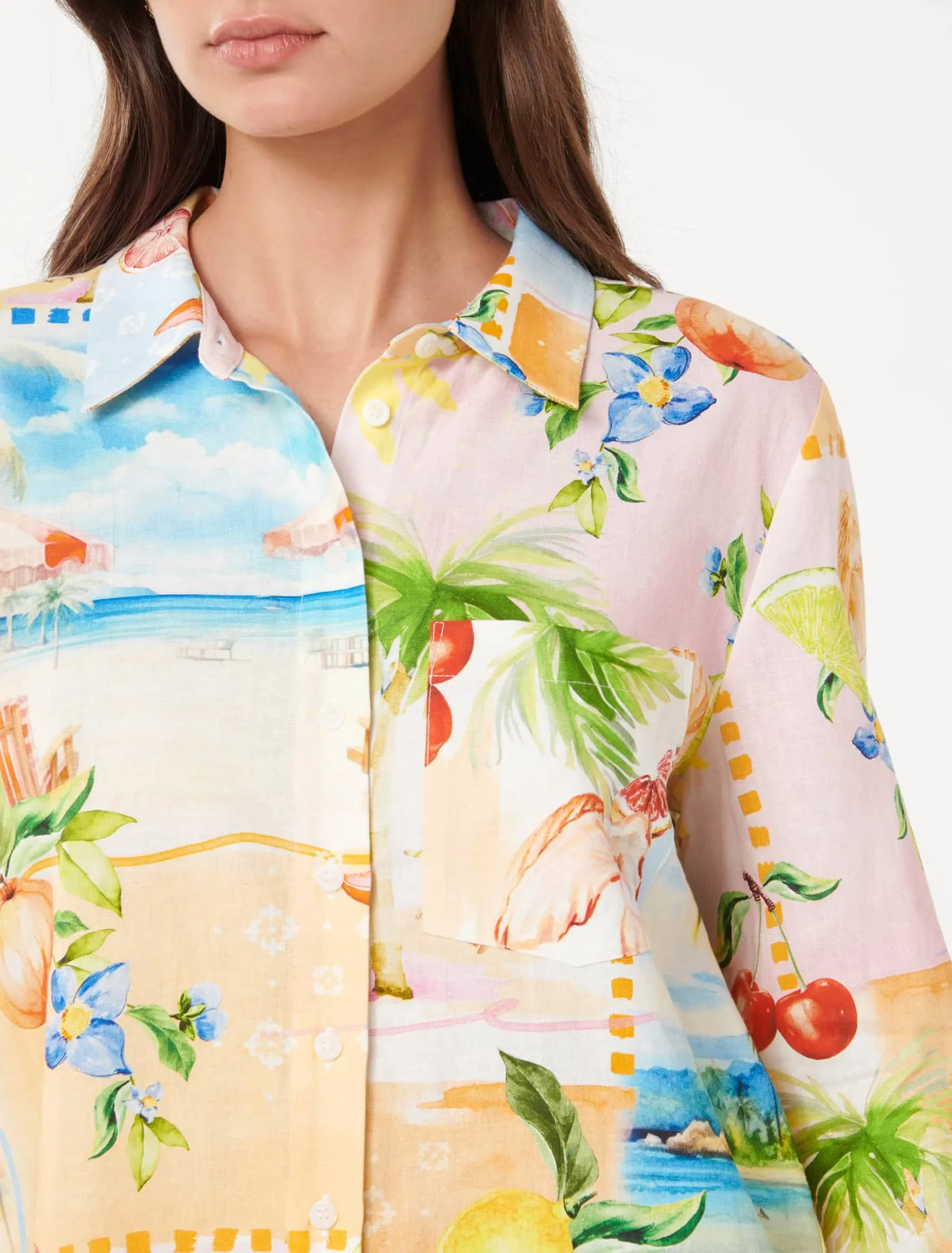 Lydia Oversized Linen Shirt
